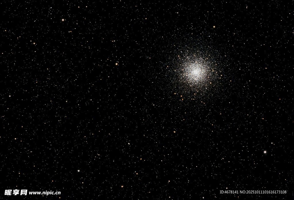 夜空中的明亮星系