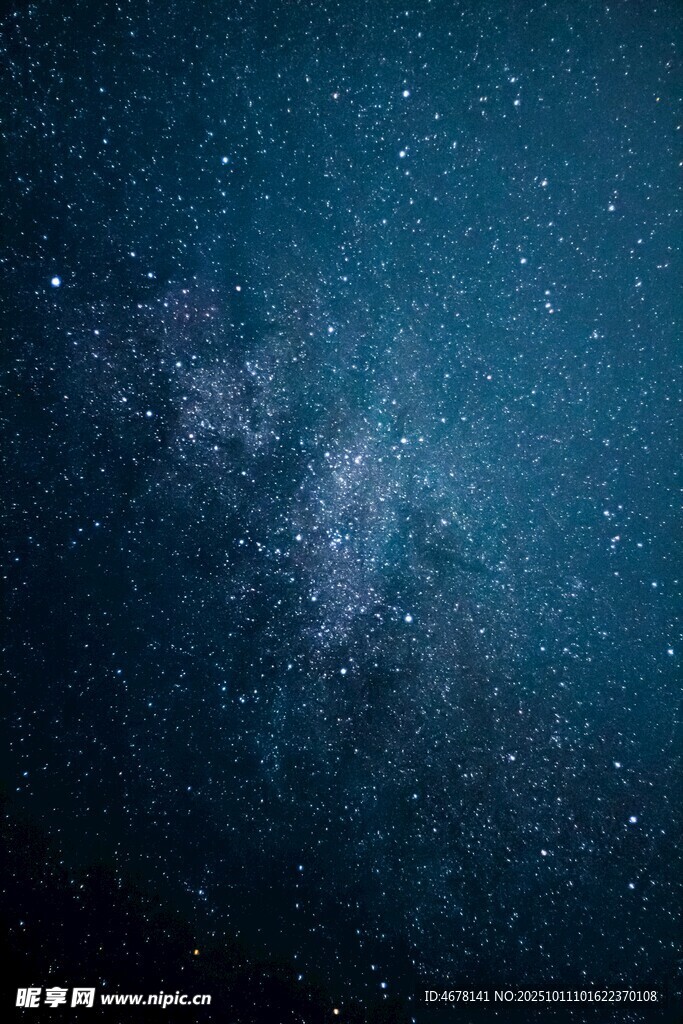 深邃星空閃爍神秘光芒