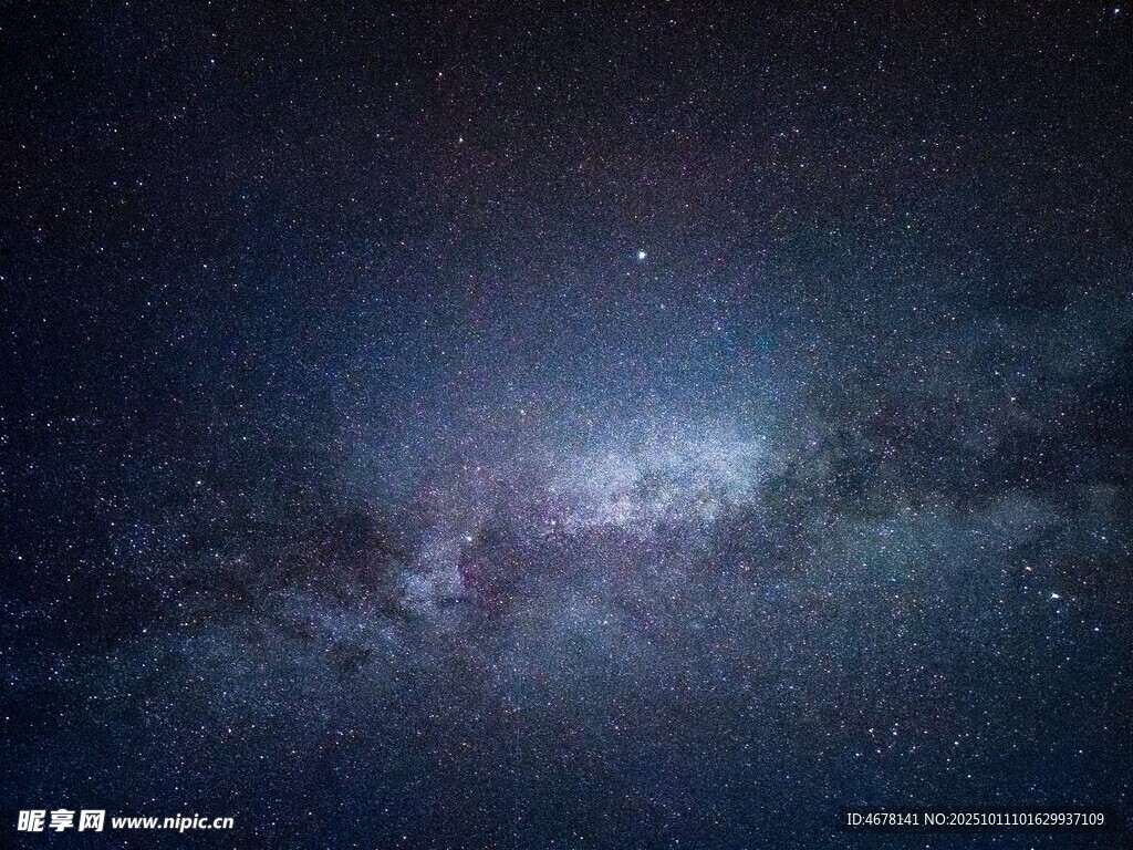 璀璨銀河夜空美景