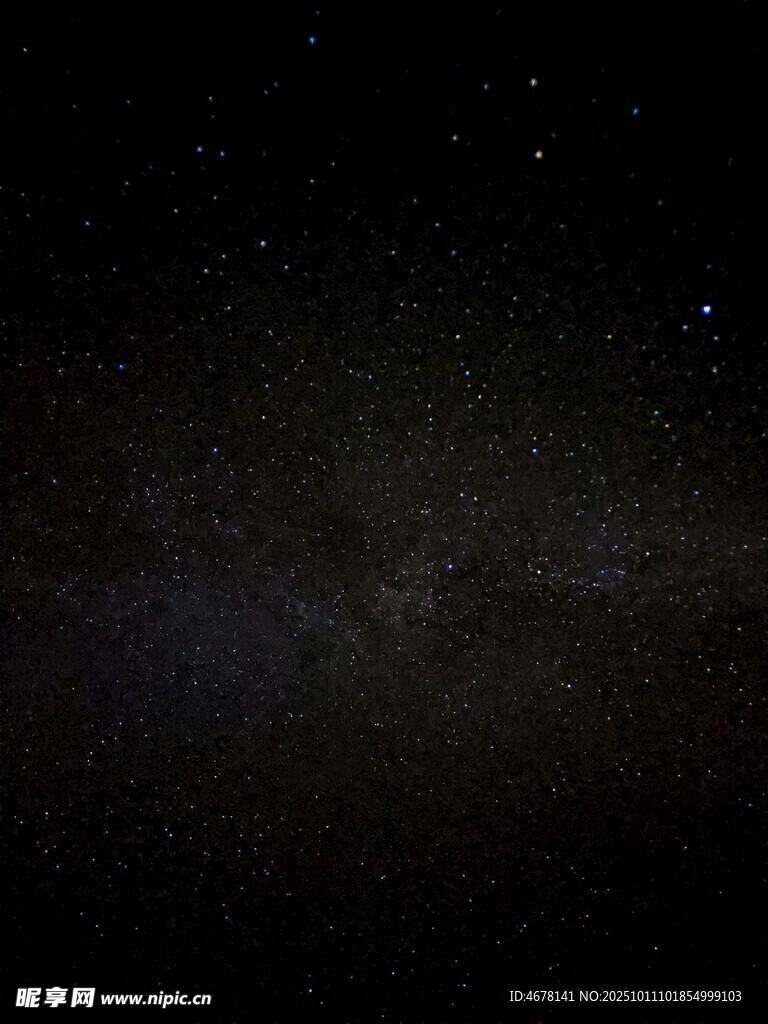 深邃夜空下的璀璨星河