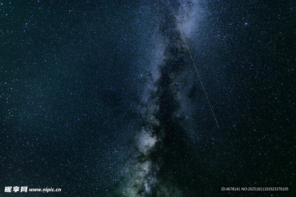 深邃星空下的璀璨銀河
