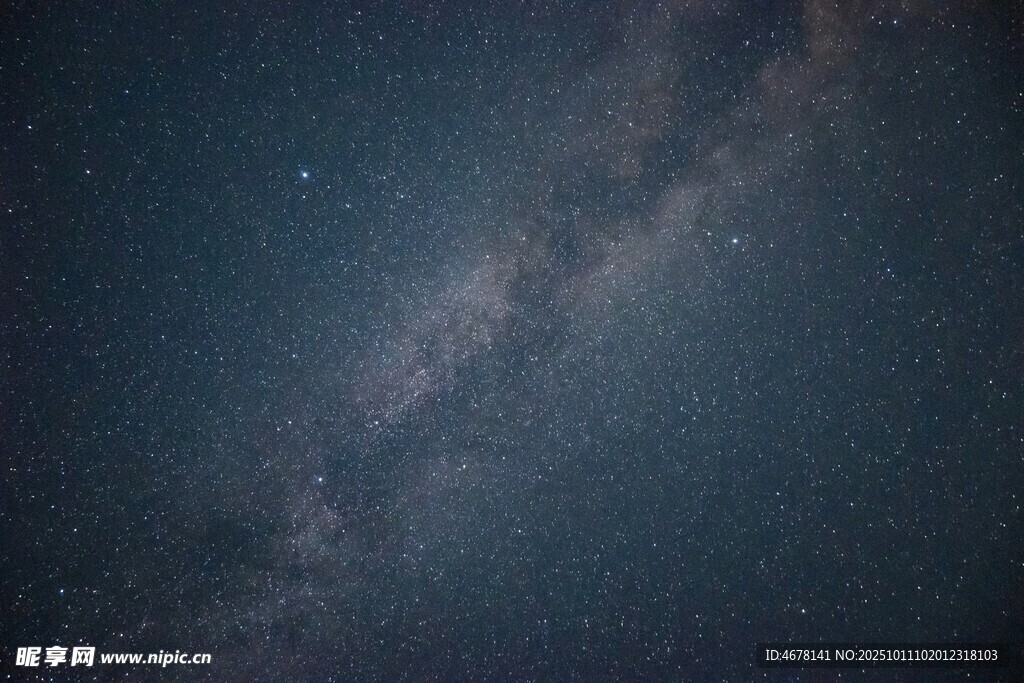 深邃夜空下的璀璨星河