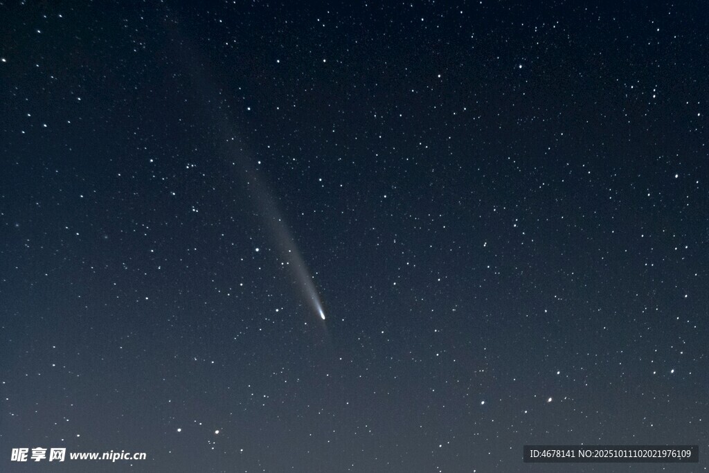 夜空中劃過(guò)的璀璨流星
