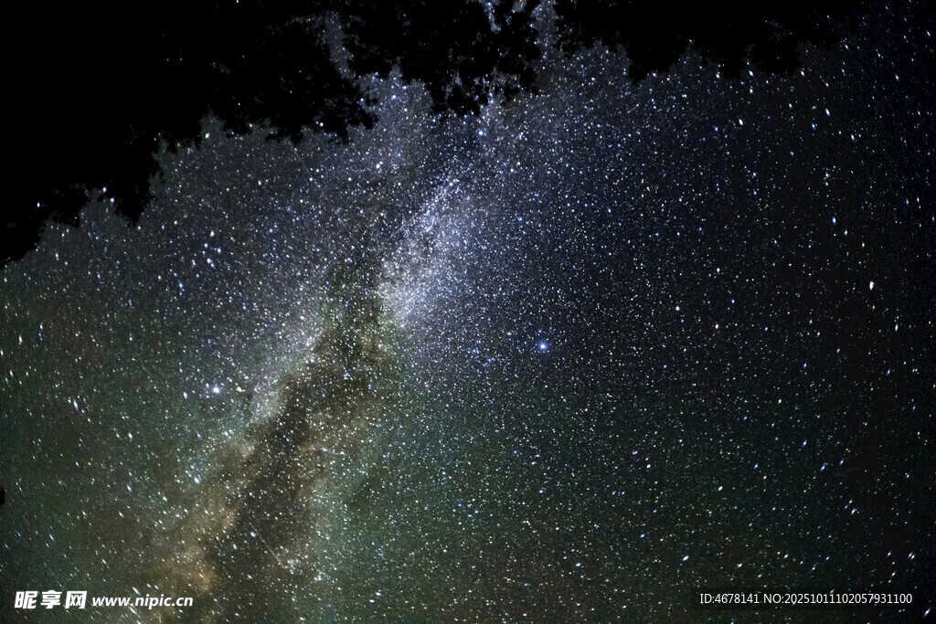 璀璨夜空下的壯麗星河