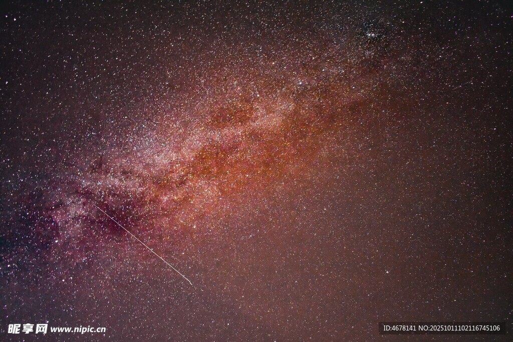 璀璨銀河星空景象