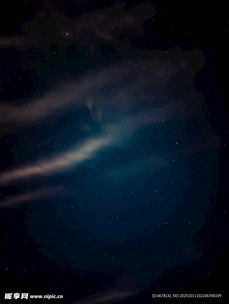 深邃神秘的夢幻星空