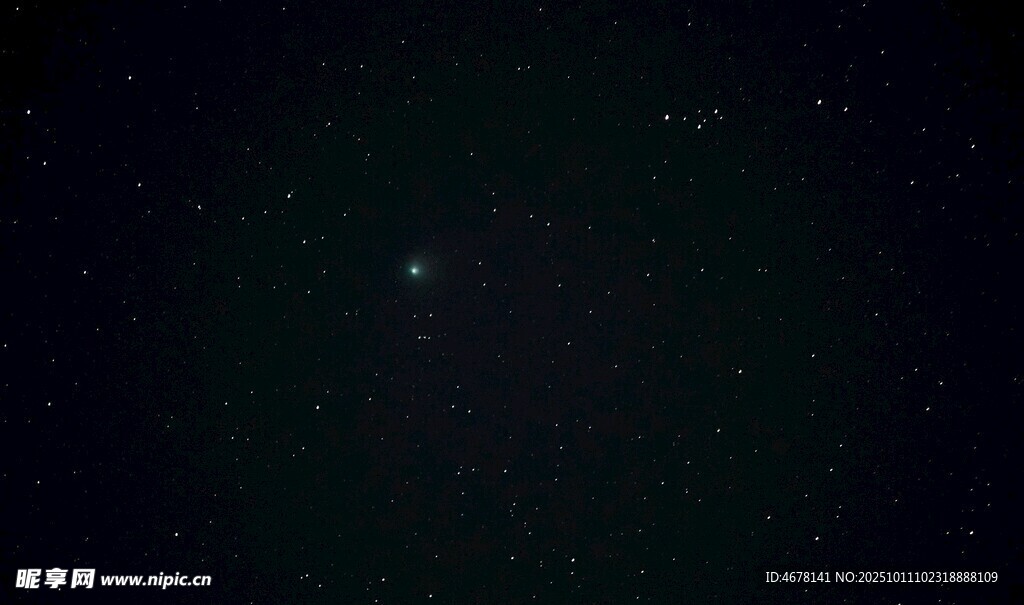 深邃夜空下的神秘星象