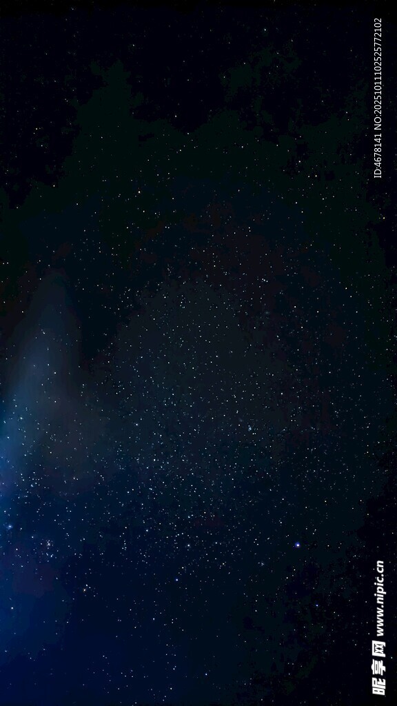 深邃夜空繁星閃爍
