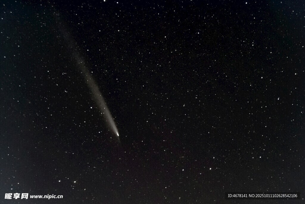 夜空中劃過的璀璨流星