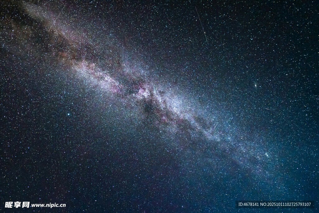 璀璨星河中的壯麗銀河系