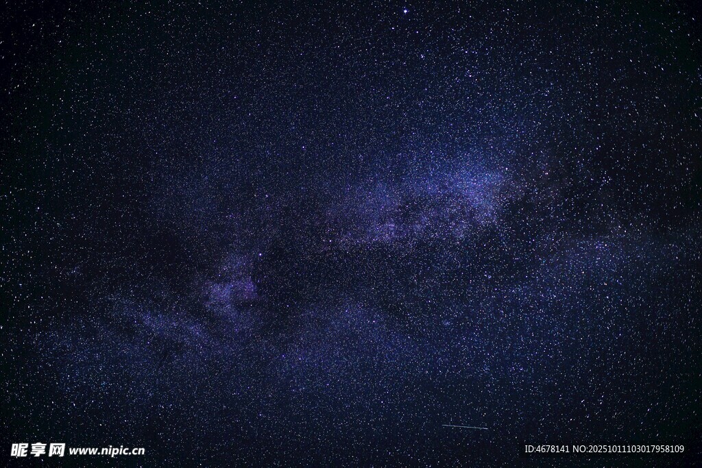 深邃夜空下的璀璨星河