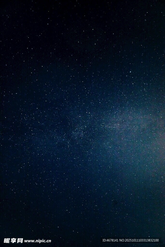 深邃夜空下的璀璨星河