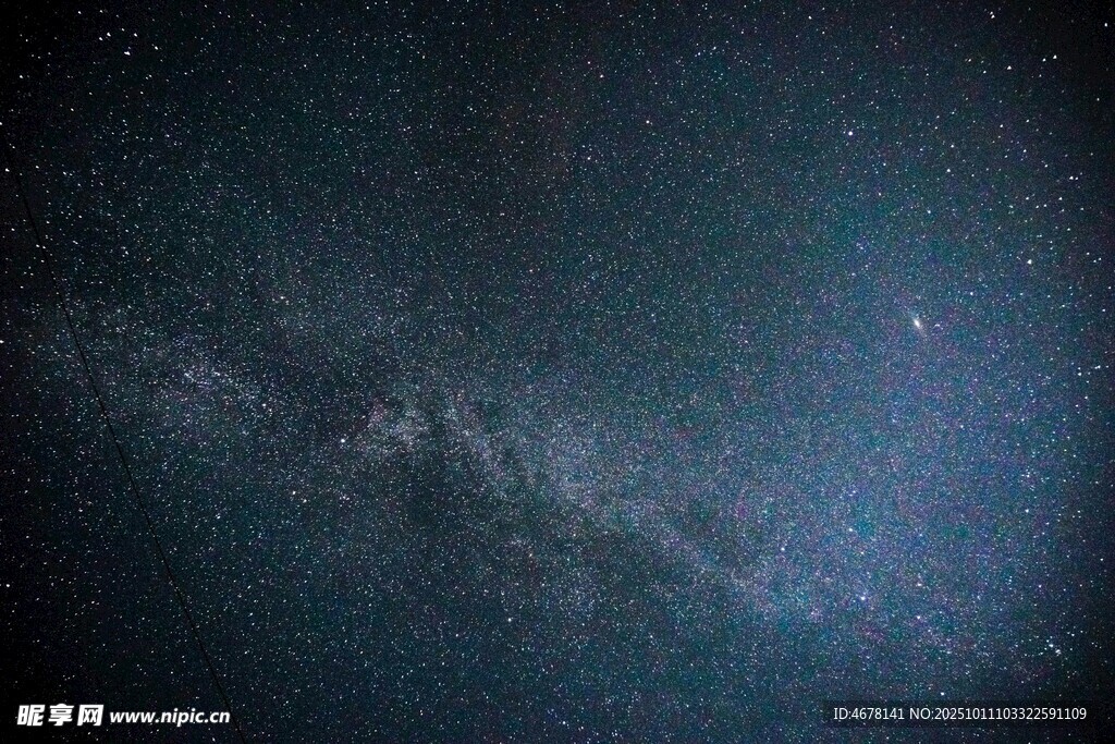 深邃夜空下的璀璨星河