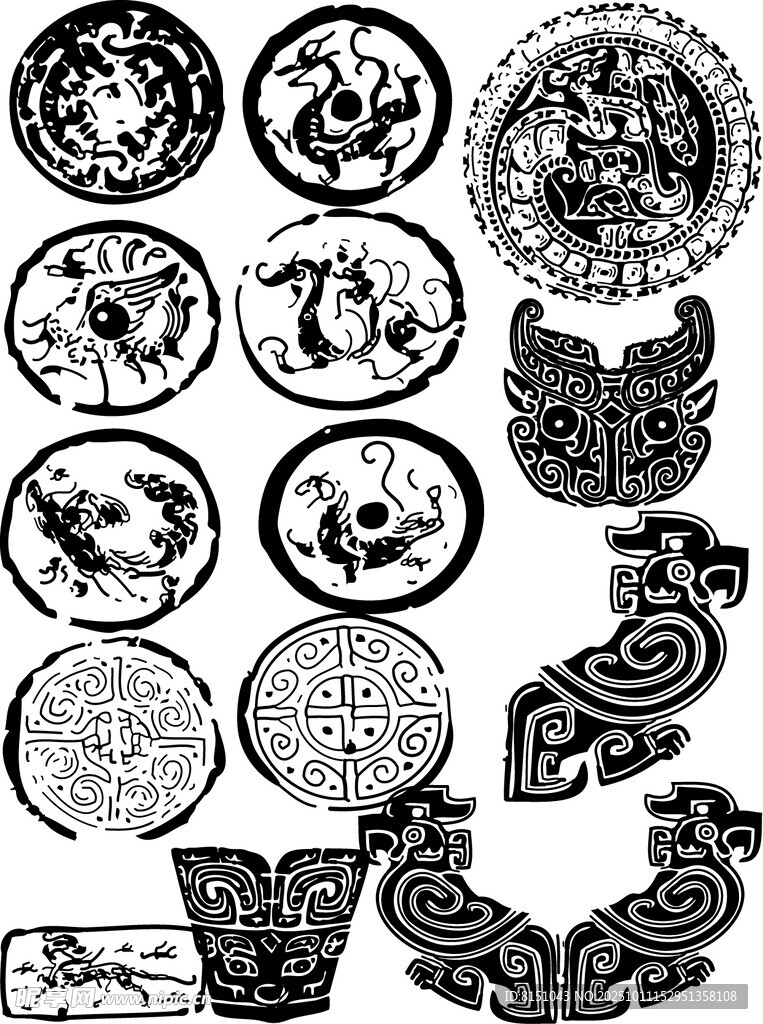 傳統(tǒng)中式古典紋樣圖案集