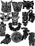 古代神秘圖騰雕刻藝術(shù)品