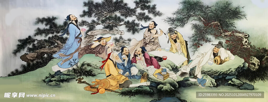 八仙聚會圖