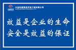 企業(yè)效益與安全標(biāo)語(yǔ)展示