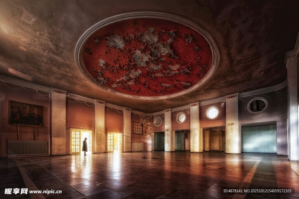 華麗復古的室內大廳空間