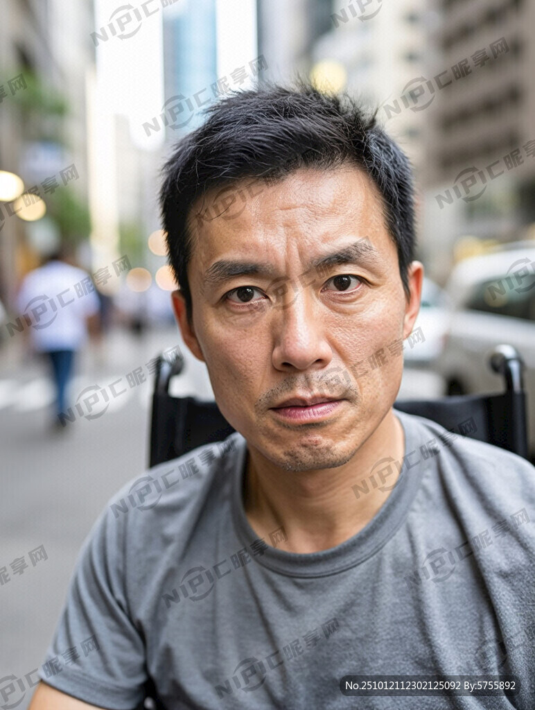 殘疾人 逆境向前 綻放光彩