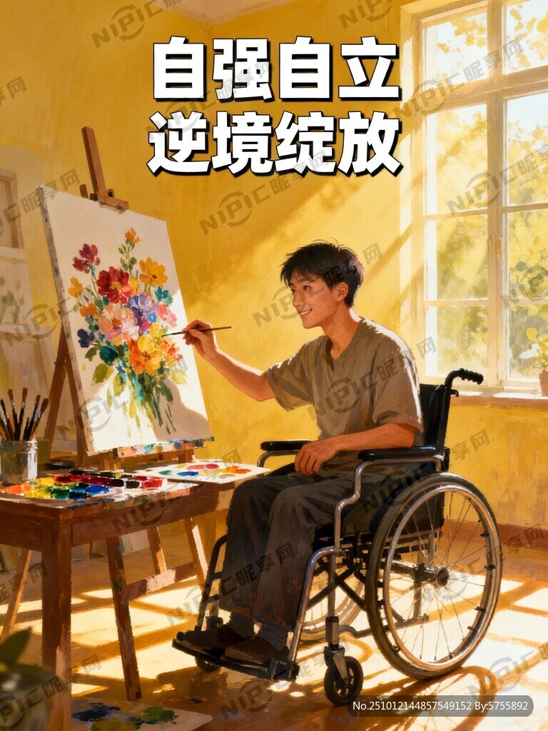 殘疾人 自強自立 逆境向前