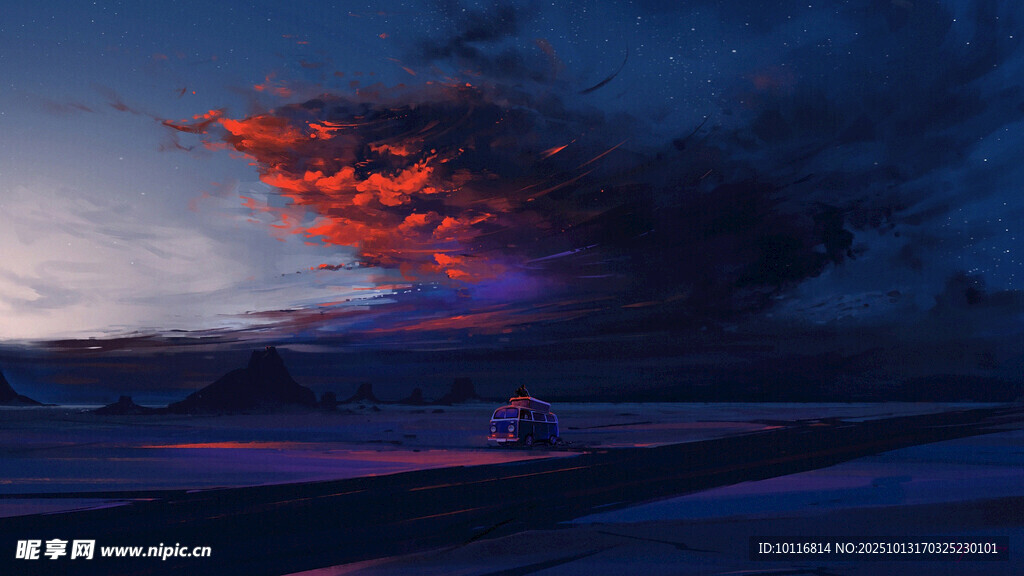 夜幕天空