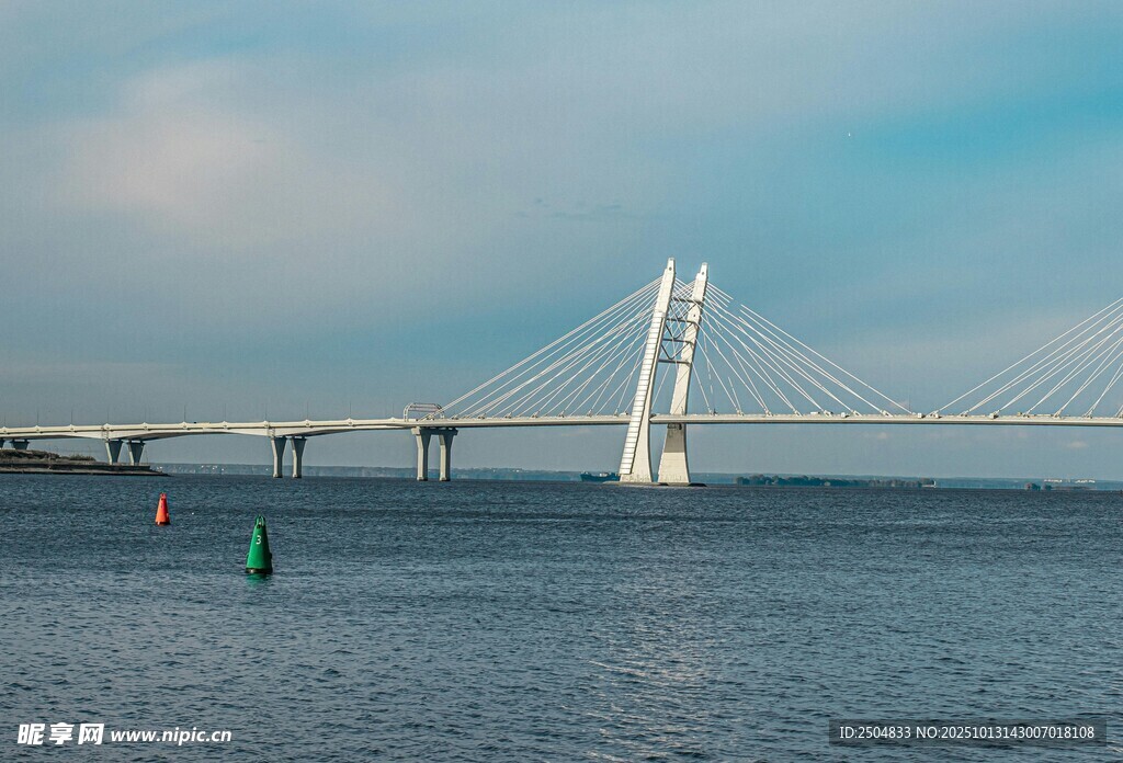 海上斜 橋美景
