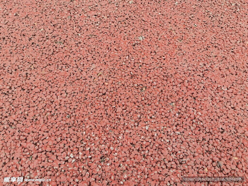 紅色顆粒狀地面紋理