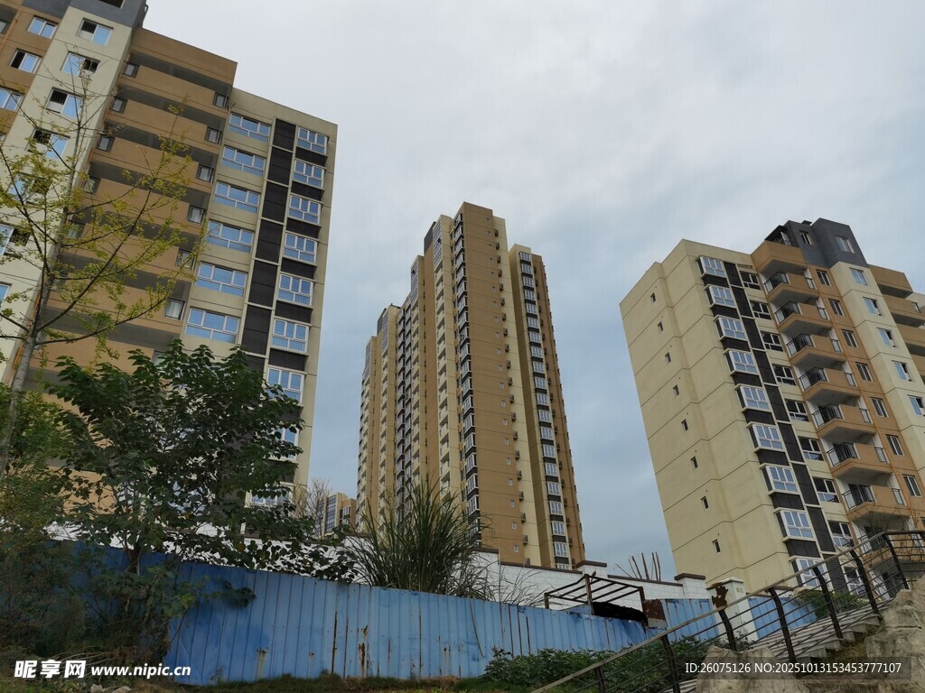 城市高層住宅建筑群