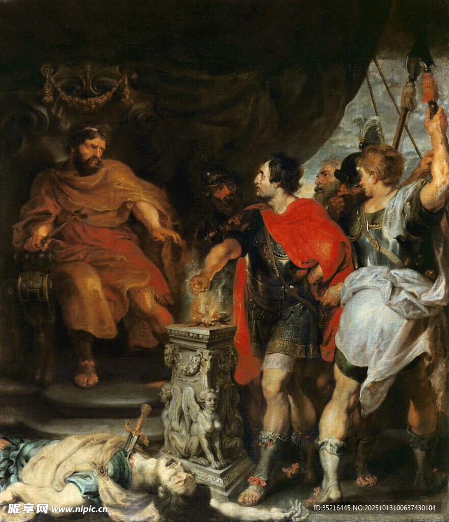 古典場景中的人物互動