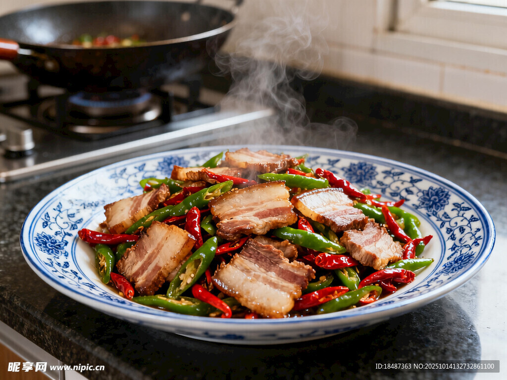 辣椒炒臘肉