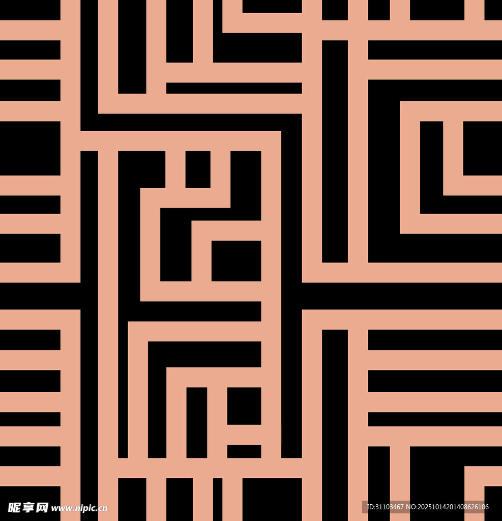 幾何線條構(gòu)成的精美圖案