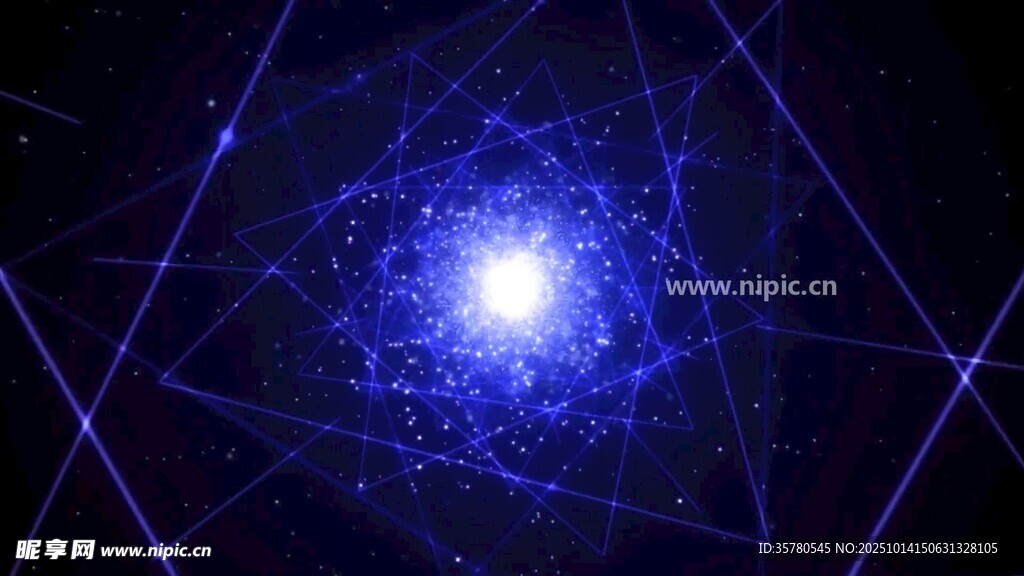 璀璨星空幾何圖案