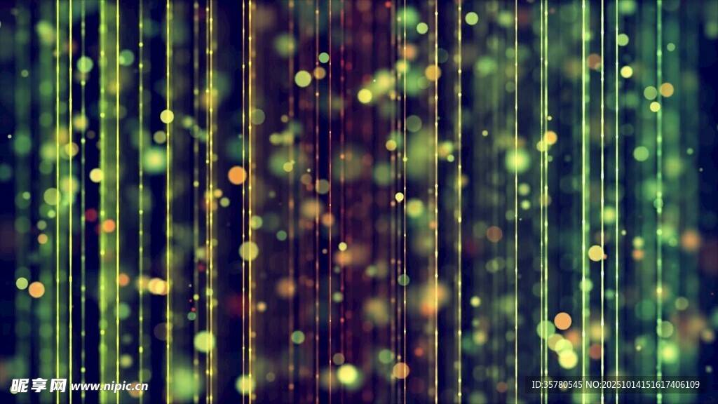 夢(mèng)幻閃爍的多彩光線背景