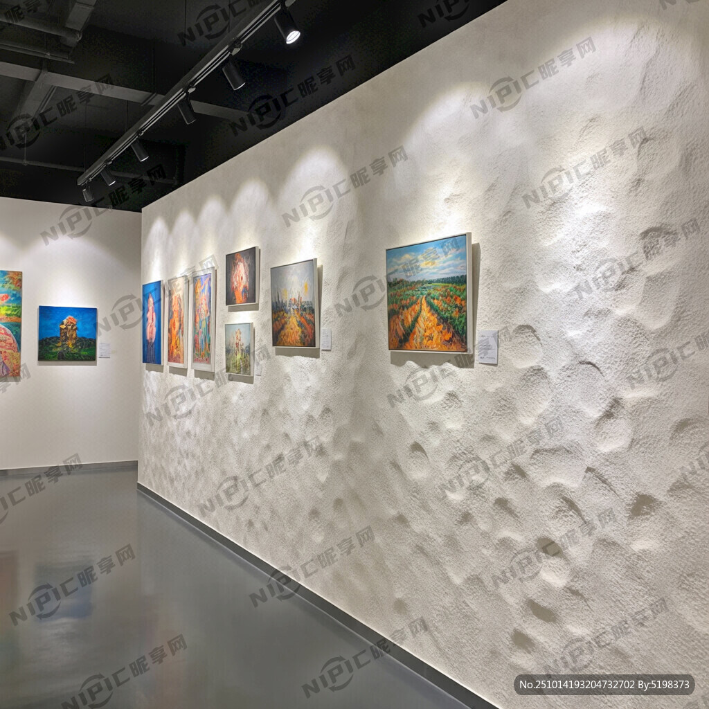 我想要個(gè)美術(shù)作品展覽室的效果圖