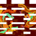 龍鳳呈祥中式傳統(tǒng)圖案