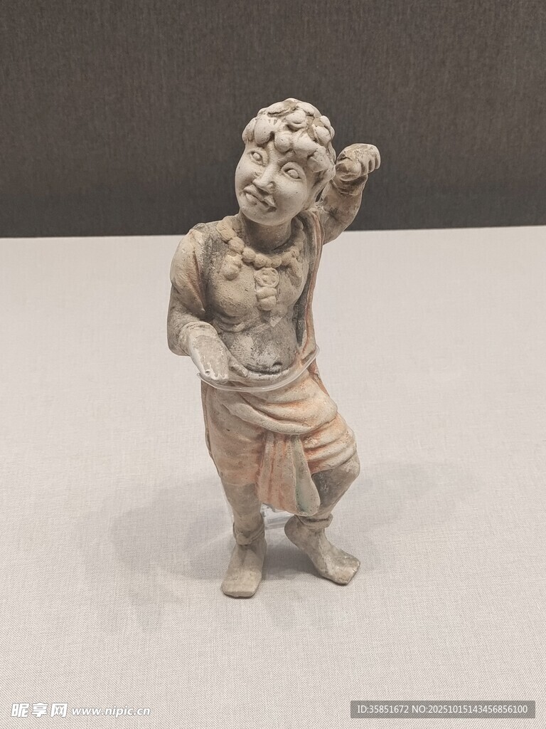 古代孩童陶俑