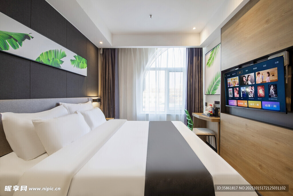 現(xiàn)代簡約風(fēng)格舒適酒店客房