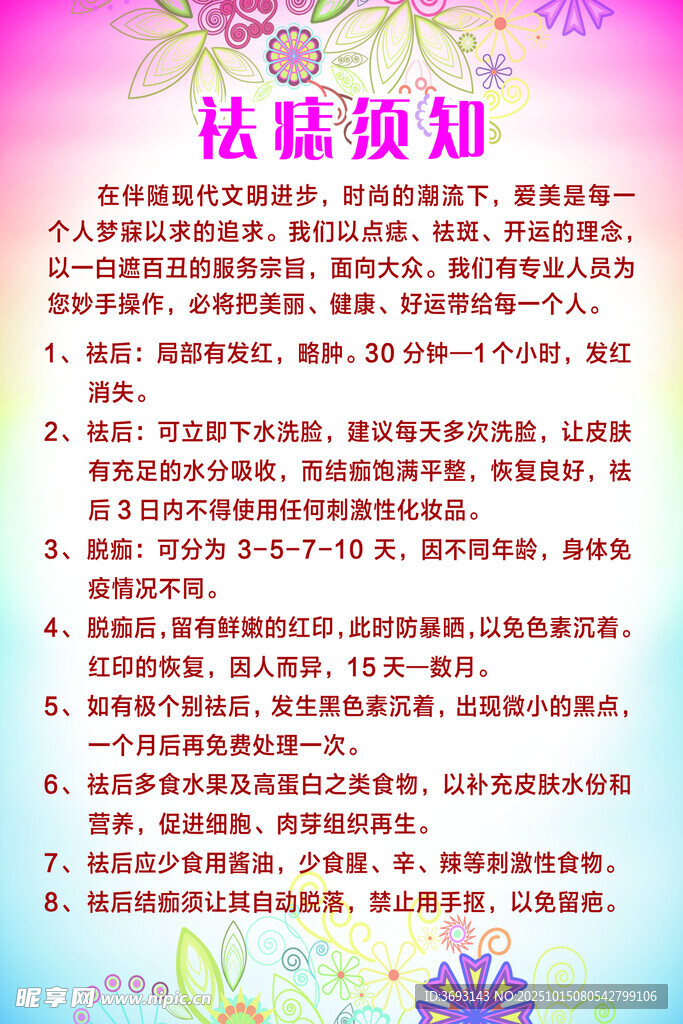 祛痣須知