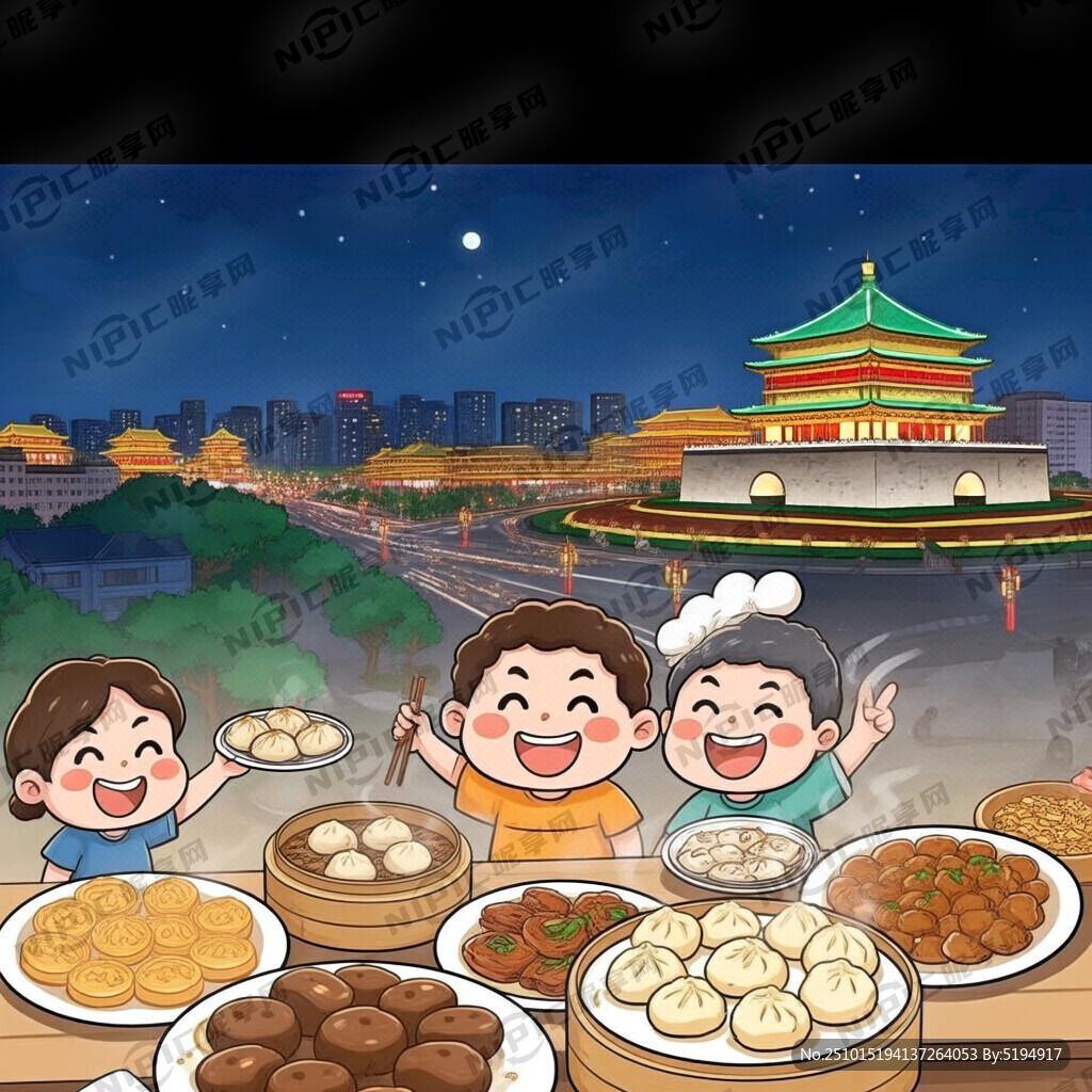 寶雞名小吃漫畫