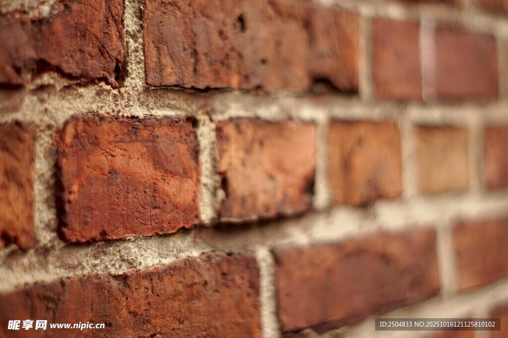 紅磚墻面特寫(xiě)