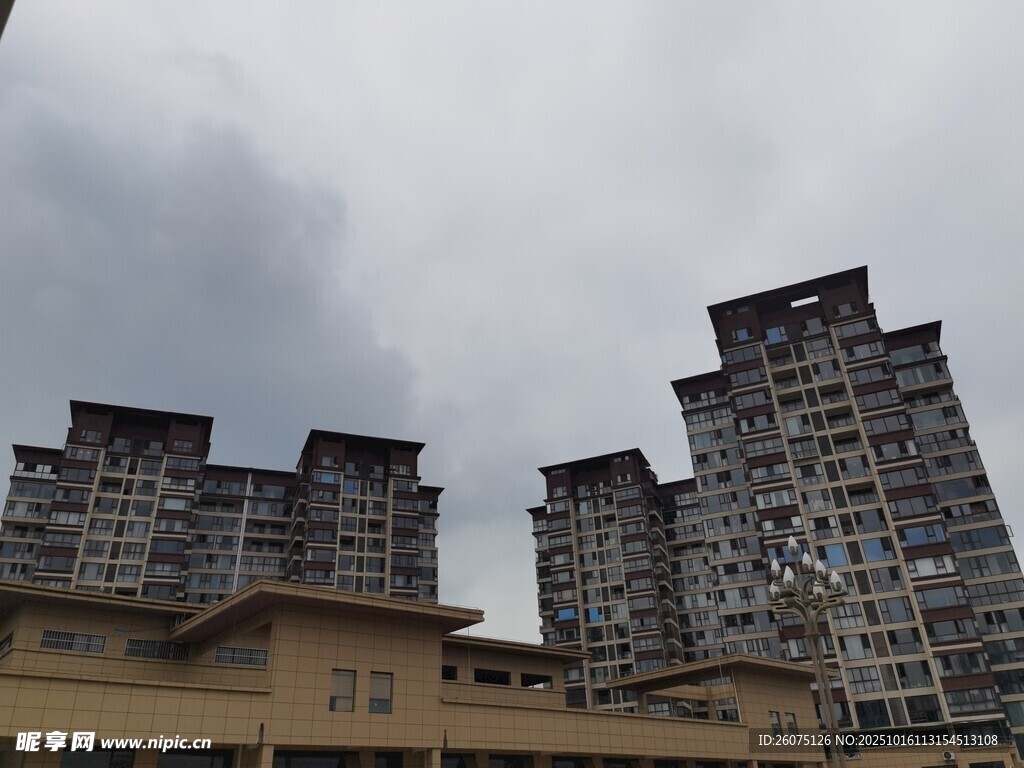 高樓林立的城市景象