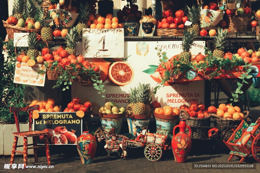 復(fù)古風(fēng)格雜貨鋪物品陳列