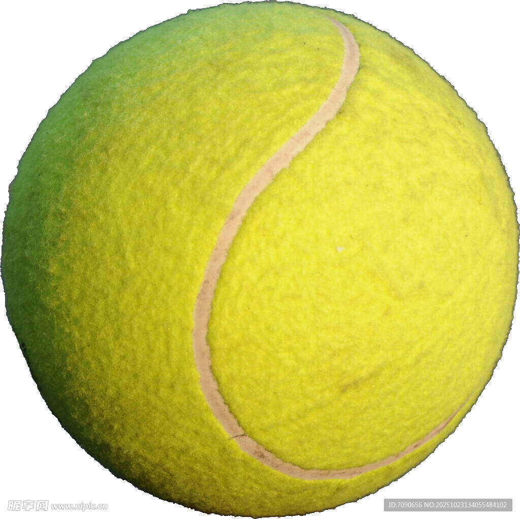 黃色網(wǎng)球特寫