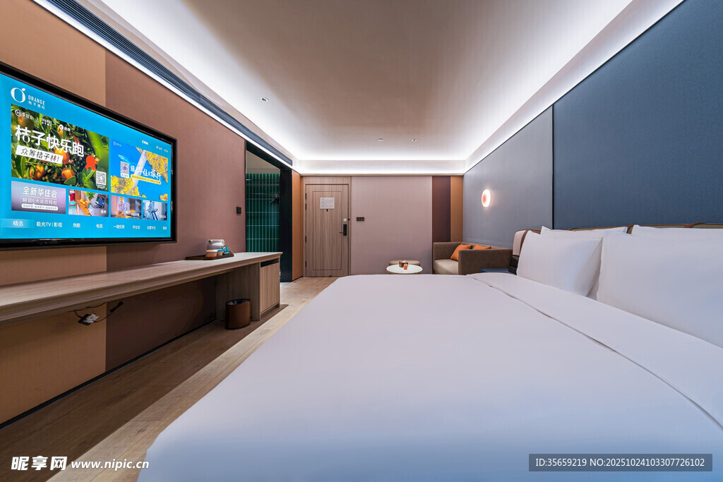 現代簡約風舒適酒店客房