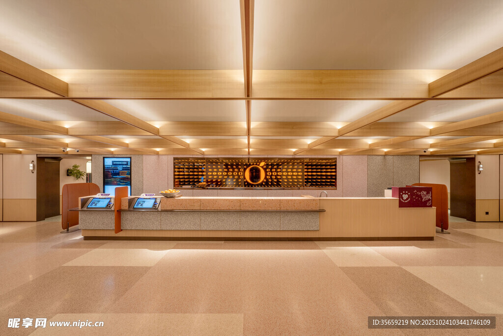 豪華大氣的室內(nèi)大廳空間