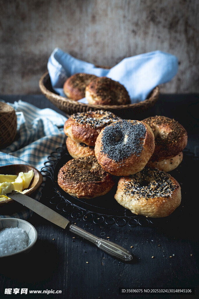 美味烘焙面包展示