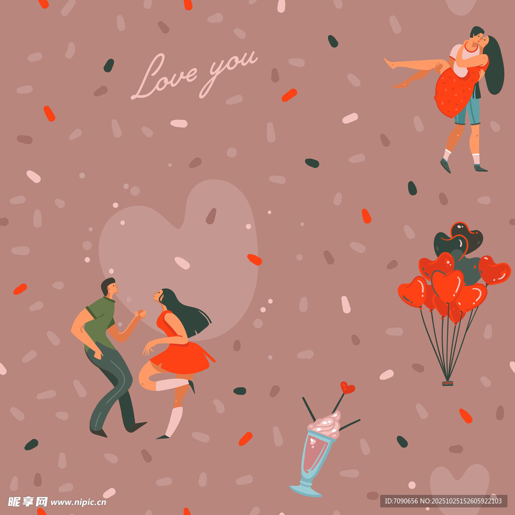 浪漫情侶情人節(jié)甜蜜瞬間