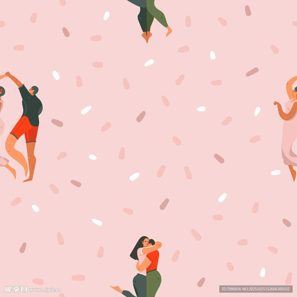 歡樂舞動的人群