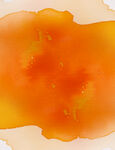 橙黃色水彩暈染藝術背景