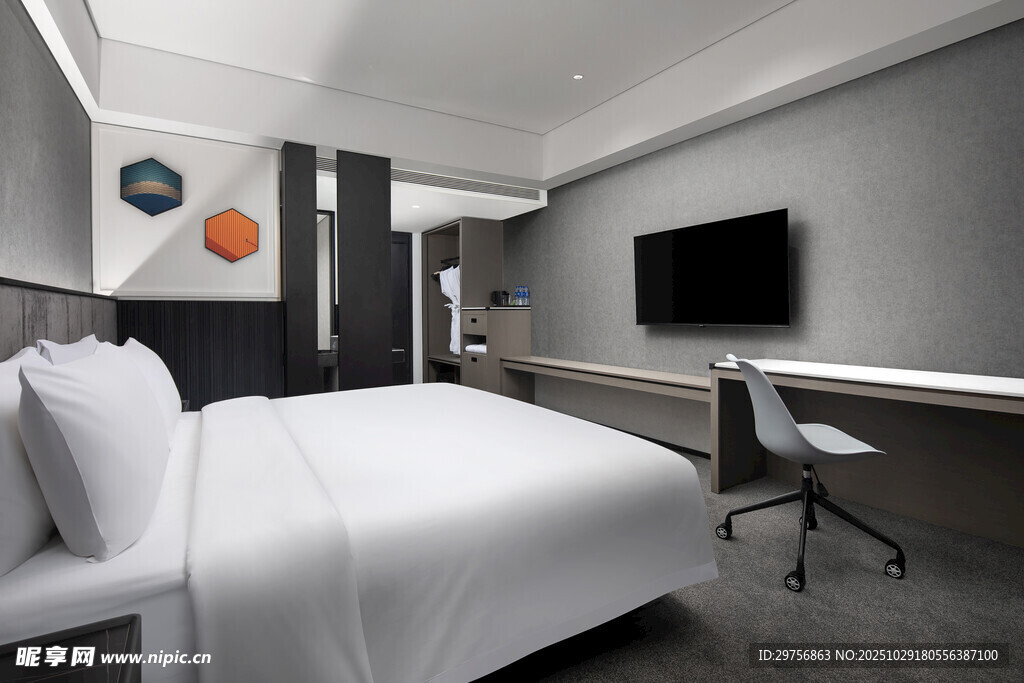 現(xiàn)代簡約風格的舒適臥室